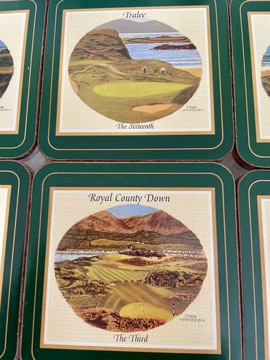 Six Irish Golfing Greats Pimpernel Irish Heritage Collection Coasters