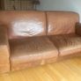 Tan Leather sofa offers Image 3