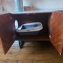 Walnut and Marble Top Cabinet Image 6