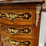 FLASH SALE ! Was 495 now 425 ! Fabulous Pair of Marquetry Inlay Bedside Lockers / Nightstands Image 3
