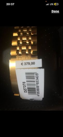 Diesel watch gold