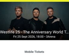 Westlife Ticket(s)