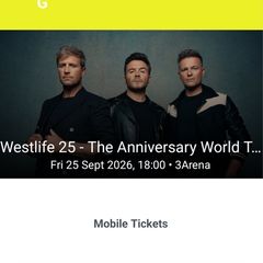 Westlife Ticket(s)