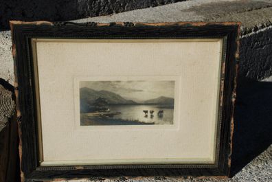 Small Antique Print by Elmer Keene lot of 2