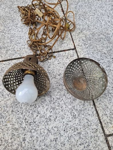 antique moroccan brass ceiling lamp