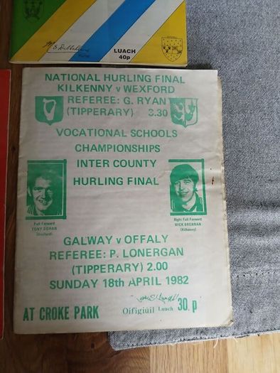 1982 Leinster Hurling final programme plus an added bonus