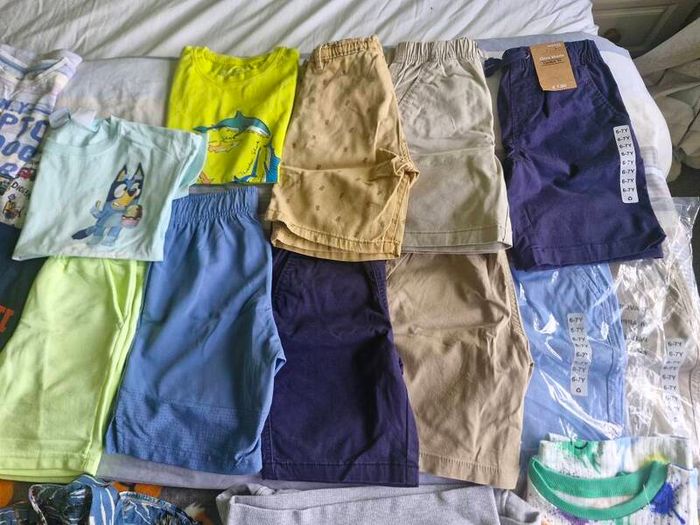 boys clothing, summer bundle age 6-7yrs