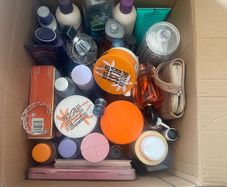 Box of cosmetics