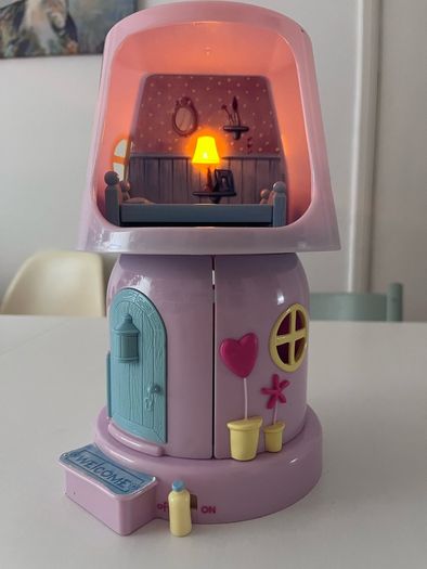 night light teddy bear house