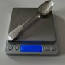 1833 Georgian Sterling Silver Teaspoon fiddle pattern Image 7