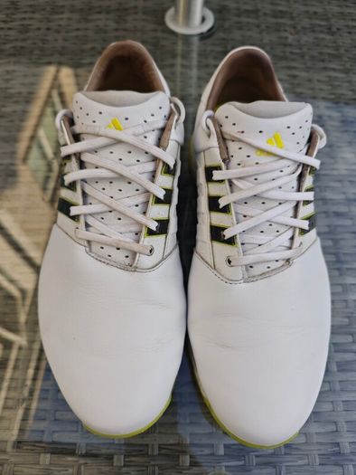 Adidas Tour360 Boost Golf Shoes White/Black UK 9 / EU 43.5 - Excellent Condition