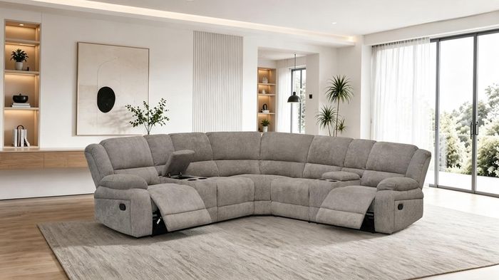 Corner recliner sofa