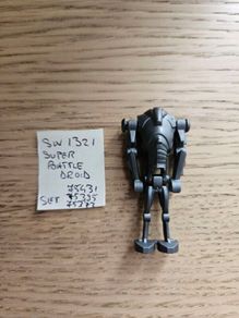 lego sw1321 super battle droid, thin head, set star wars 75431, 75395, 75373