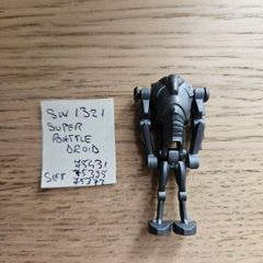lego sw1321 super battle droid, thin head, set star wars 75431, 75395, 75373