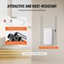 10 Bars Towel Warmer Rack, Wall Mounted Heated Towel Rack for Bathroom, IPX5 Waterpoof Towel Heater Rack with Timer & LED Display Screen Image 5