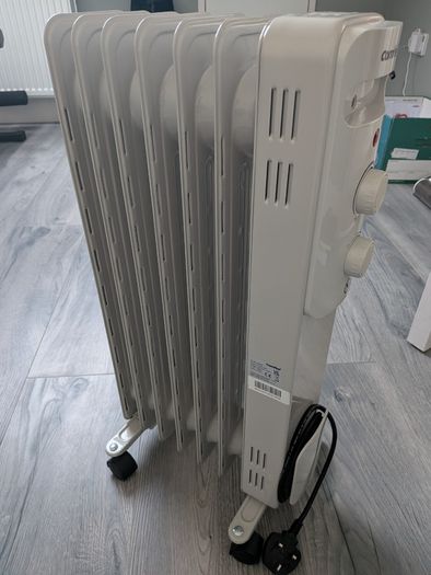 Oil filled radiator, 1500W