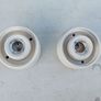 Two ceramic ceiling lamp holders Image 2