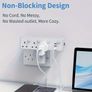 T-Shaped Multi-Outlet Power Strip with 3 USB Ports, new, unopened. Image 3