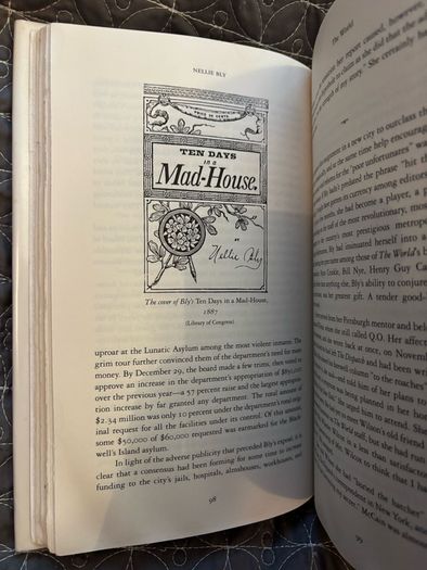 First Edition Nellie Bly Daredevil Reporter Feminist Book