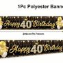 40th Birthday Decorations Set great value Image 3