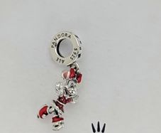 Pandora Minnie Mouse Ice Skating Dangle Charm New