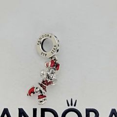 Pandora Minnie Mouse Ice Skating Dangle Charm New