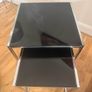 Set of 3 Glass Nesting Tables Image 2