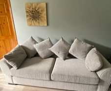 3 Seater Sofa & armchair & foot stool