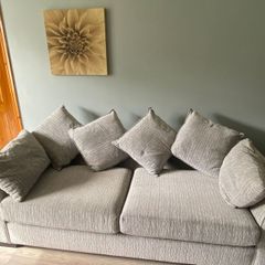 3 Seater Sofa & armchair & foot stool