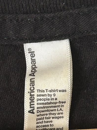 American Apparel Bikezkrieg Cycling Graphic T-Shirt Black XL