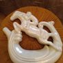 Vintage Lusterware Ceramic Drinks Decanter Image 3