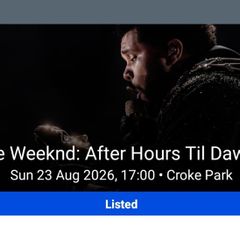 The Weekend Croke Park 23rd August