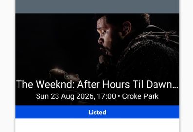 The Weekend Croke Park 23rd August