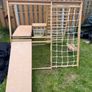 Kids outdoor play climb frame with slide and swing Image 2