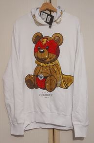 Mens George V paris diamonte hoody