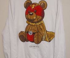 Mens George V paris diamonte hoody