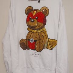 Mens George V paris diamonte hoody