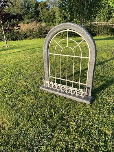Pair of Decorative Garden Window Planters / Wall Features