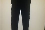 Oasis black fancy ripped leggins size XS  UK8 EUR36 Postage included