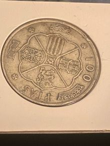 1966 Spain 100 Pesetas , Silver Bullion Coin.