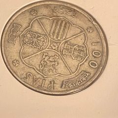 1966 Spain 100 Pesetas , Silver Bullion Coin.