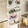 Brand New Over Toilet 4-Tier Storage Shelf Space-Saving Bathroom Organizer - White Image 2