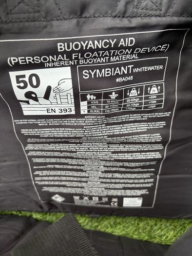 Palm Symbiont Whitewater 75N PFD in Excellent Condition
