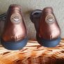Bronze leather ballet flats / sneakerinas - new, no box Image 3