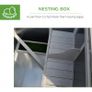 Wood Chicken Coop Hutch Hen House Cage PC Roof w/ Run Nest Box Deluxe 160 x 75 x 80 cm (FREE SHIPPING) Image 5