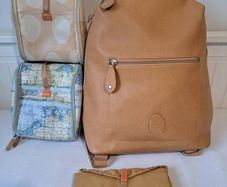 Pacapod leather changing bag/backpack