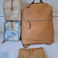 Pacapod leather changing bag/backpack