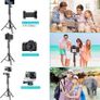 1.7 Meter/67 inch Phone Tripod Stand & Bluetooth Selfie Stick Tripod, Cellphone Tripod with Bluetooth Remote (FREE SHIPPING) Image 6