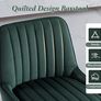 2 X Bar stools Velvet Luxurious Comfort & Sleek Style Image 3