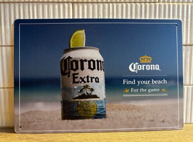 Corona Beer Tin Metal Sign